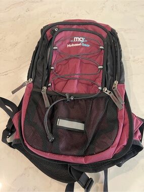 Mubasel Gear Burgundy Hydration Backpack